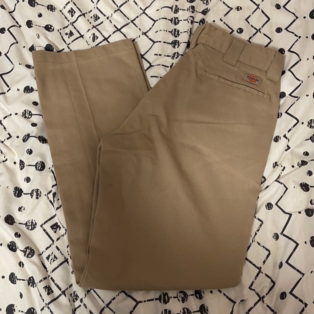 Dickies tan pants 34x32, excellent condition